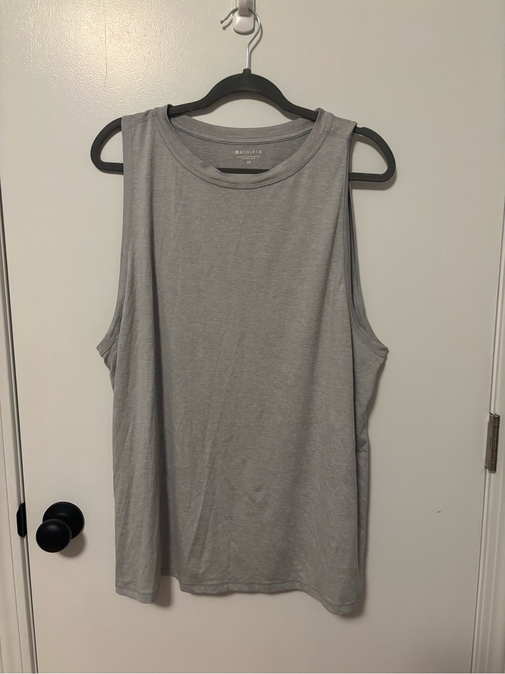 Athleta Light Gray Uptempo Tank Top